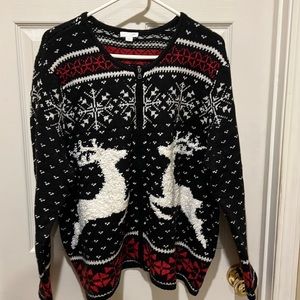 J.Jill zipper cardigan sweater